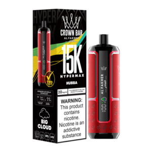 AL FAKHER – CROWN BAR – 15K HYPERMAX – HUBBA – 20MG